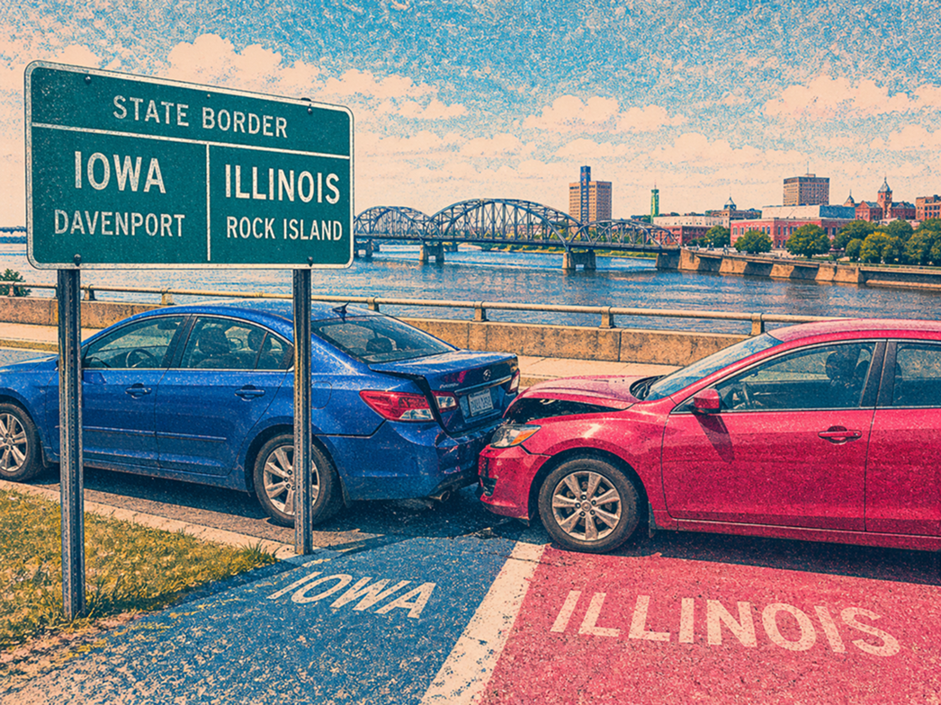 How to Navigate Bi-State Car Crashes: IA vs. IL
